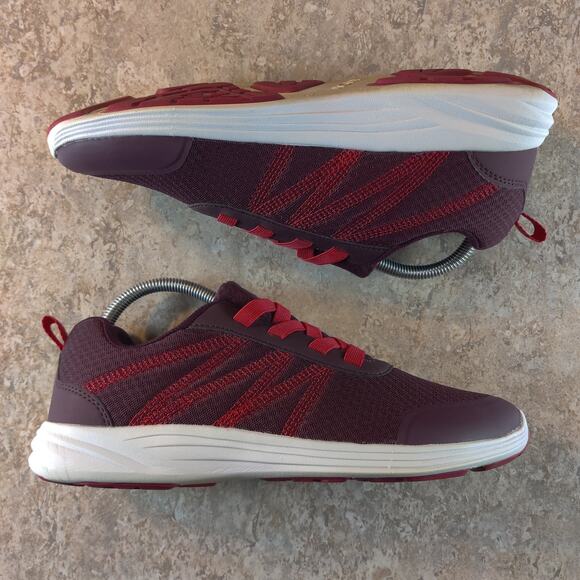 Vionic Shay Slip-On Sneaker Women's 9.5 ASR1740 Comfort Walking Shoes Red White - Picture 3 of 9